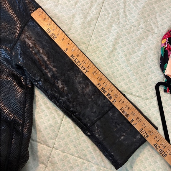 Vintage 90s Fendi Pellicce Moda Pronto Black Oversized Shearling Coat Size 38 M - Picture 17 of 17